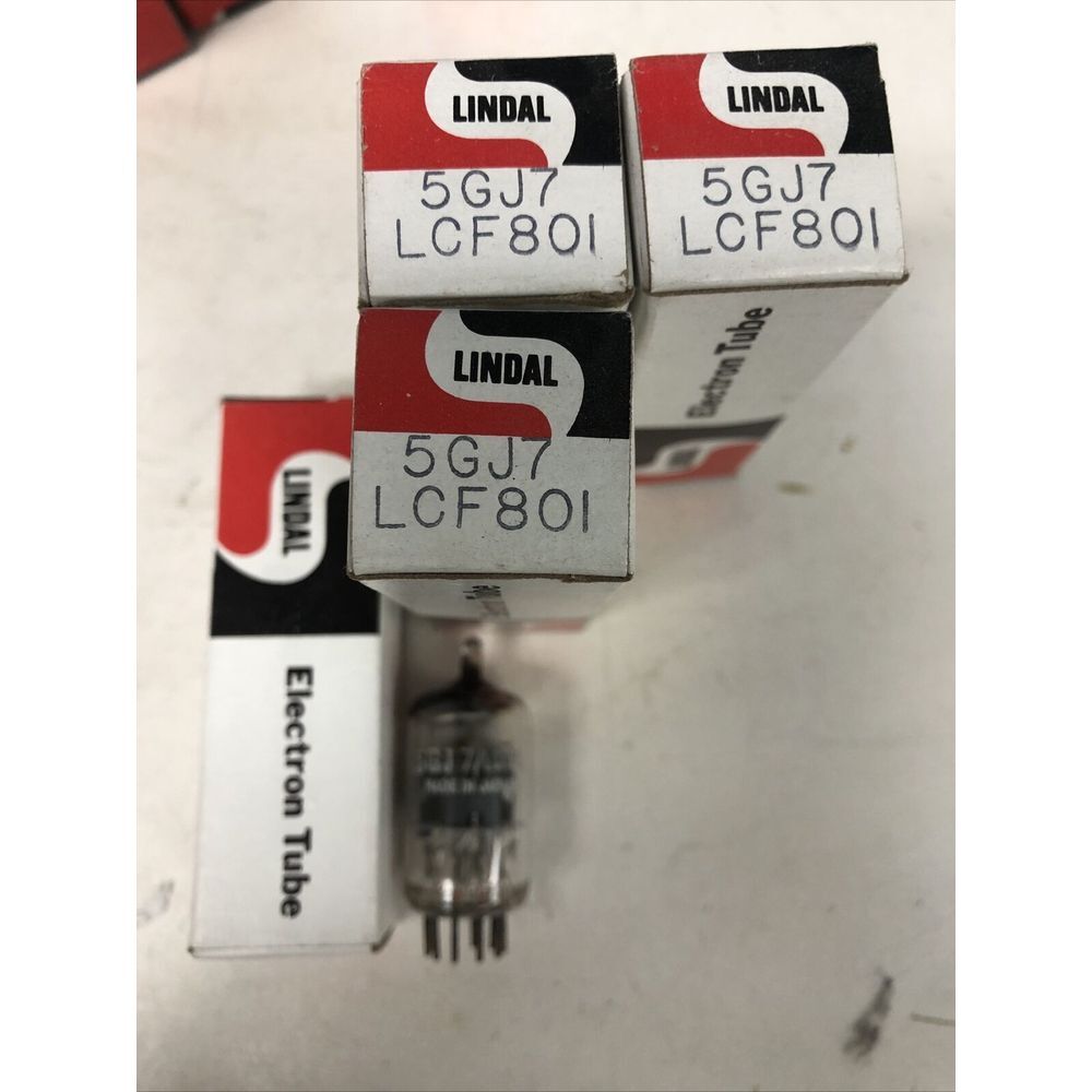 4 Vtg Lindal 5GJ7 LCF801 Oscillator Mixer Triode Pentode TV Valve Electron tube